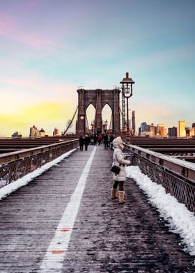 Brooklyn Bridge Sunset