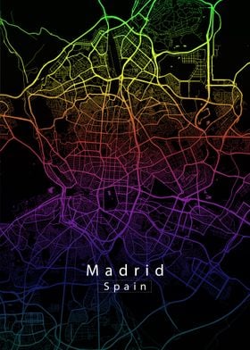 Madrid City Map