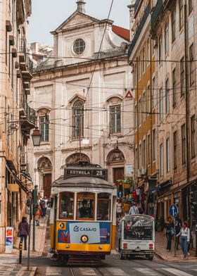 Yellow Lisbon Tram