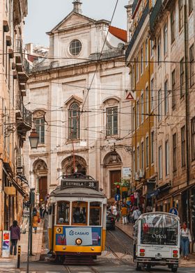 Yellow Lisbon Tram