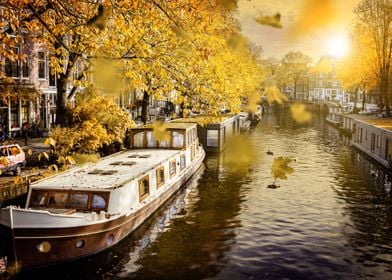 Autumn day in Amsterdam