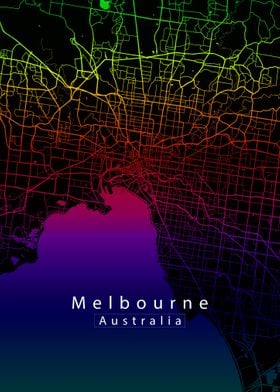 Melbourne City Map