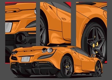 Super Cars orange