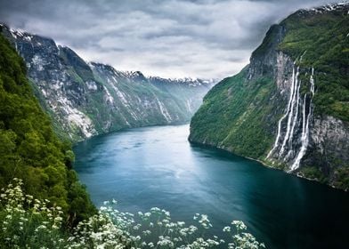 Norway Nature Fjord Falls