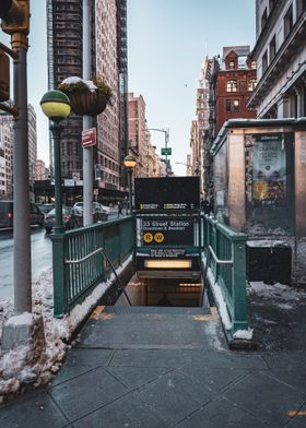 New York City Subway Stop