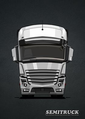 semi truck design art
