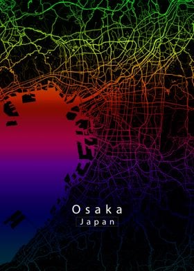 Osaka City Map