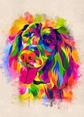 Dog paintings