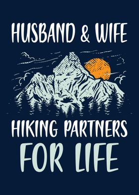 Husband And Wife Hiking