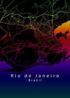 Rio de Janeiro City Map