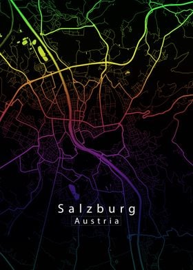 Salzburg City Map