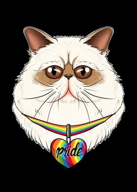 Himalayan Cat LGBTQ Flag