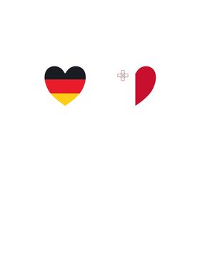 Germany And Malta Flags