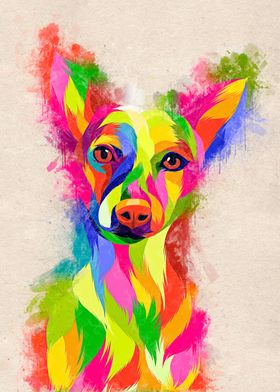 Dog paintings