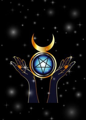 Triple Goddess symbol 