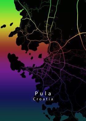 Pula City Map