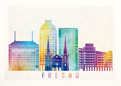 Fresno skyline