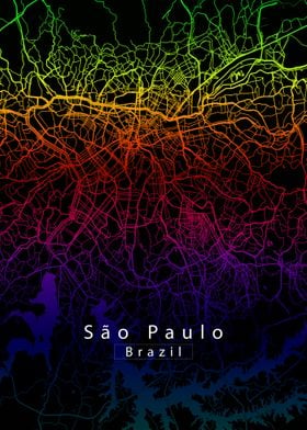 Sao Paulo City Map