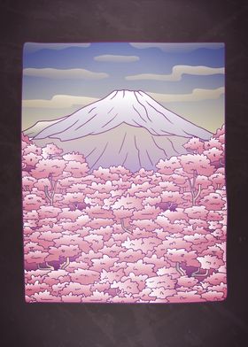 Japanese Mountain Painting