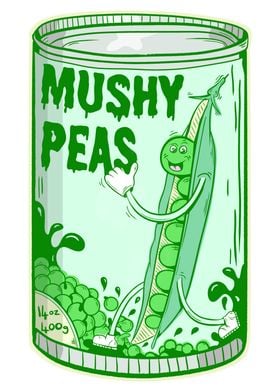 Tin of mushy peas