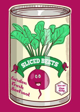 Can of Sliced Beetroot