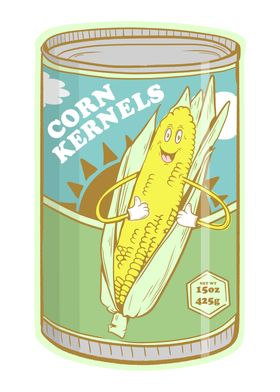 Tin of sweetcorn