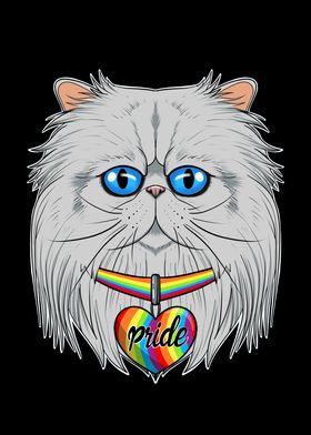 Persian Cat LGBTQ Flag