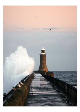 Aesthetic lighthouse sea