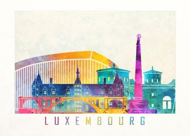 Luxembourg skyline