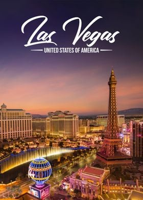 Bellagio Hotel Las Vegas Nevada America USA Poster for Sale by