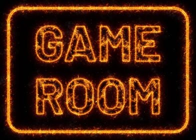 Game Room Fire Gamer Quote