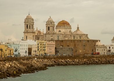 Cadiz cathedral in Spain