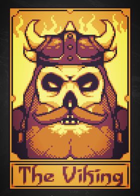 Pixel Art Viking