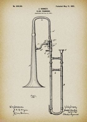 Slide Trombone Patent