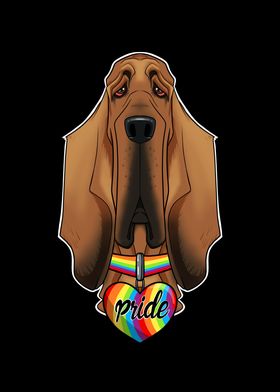 Bloodhound LGBTQ Flag