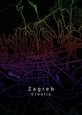 Zagreb City Map