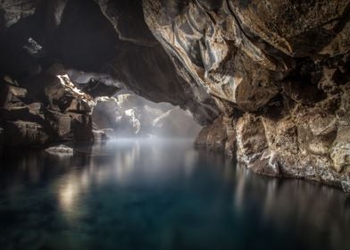 Iceland Travel Nature Cave