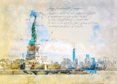 Liberty Island Manhattan
