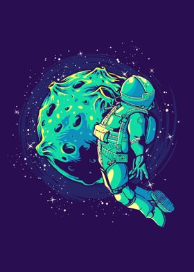 Space and Astronaut