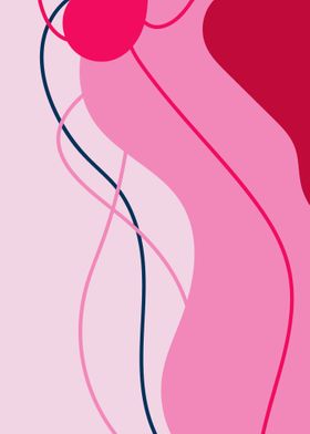 Abstract Minimalist Pink 2