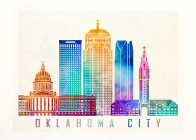 Oklahoma city skyline