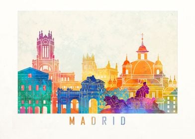 Madrid skyline