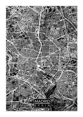 Madrid Street Map