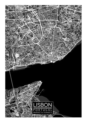 Lisbon Street Map