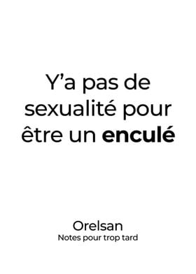 Orelsan affiche poster