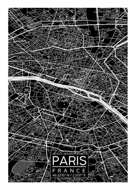 Paris Street Map