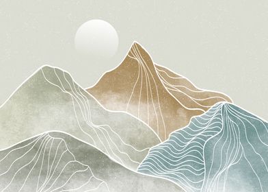 Mountain painting