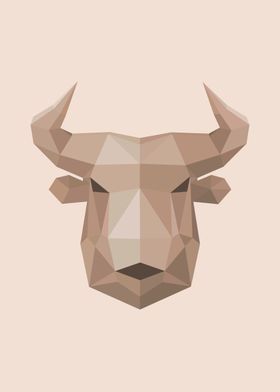 Low Poly Animals Buffalo