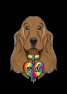 Cocker Spaniel LGBTQ Flag