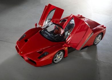 Ferrari Enzo red sport car